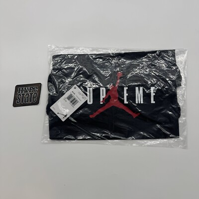 Supreme x Jordan Drawstring Bag - Black for sale online | eBay