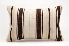 Kilim Pillow Cover, 16x24 inc, Vintage Sofa Pillow, Handmade Decorative Pillow