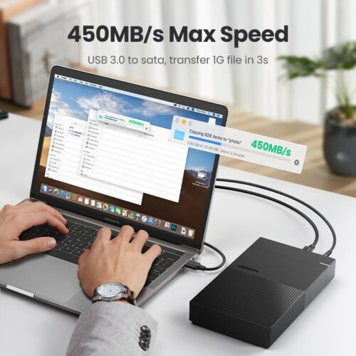 UGREEN HDD Case 3.5 2.5 SATA to USB 3.0 External Hard Drive Enclosure SSD HDD - Afbeelding 2 van 11