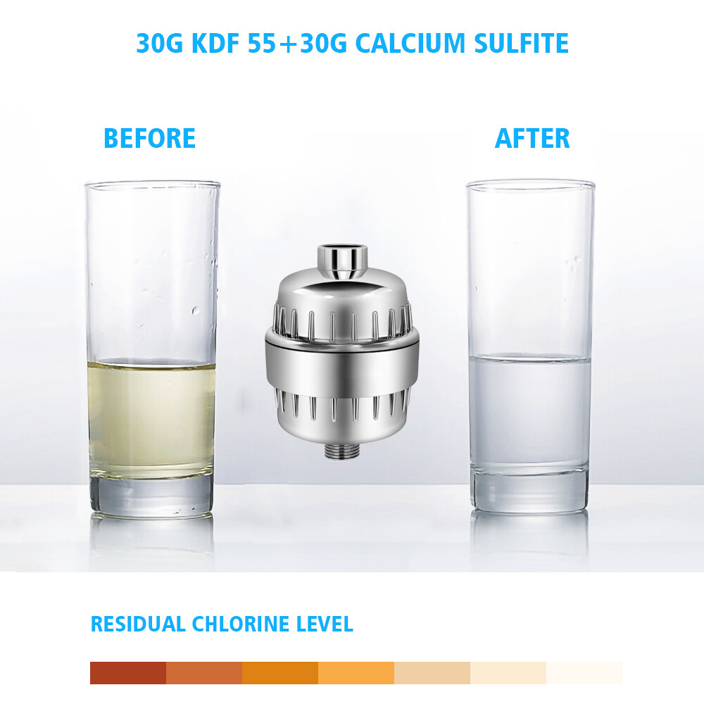 16 Stage Shower Head Filter Water Purification Filters KDF55 Softener