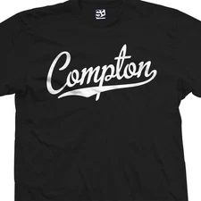Compton Script Tail Shirt | NWA CPT High School Straight Outta All Size Colors