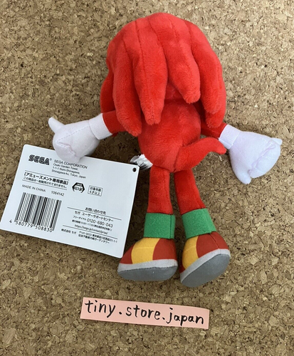 Mascota de Peluche SEGA Sonic nudillos el Premio Equidna 18 cm Japón - Imagen 2 de 4