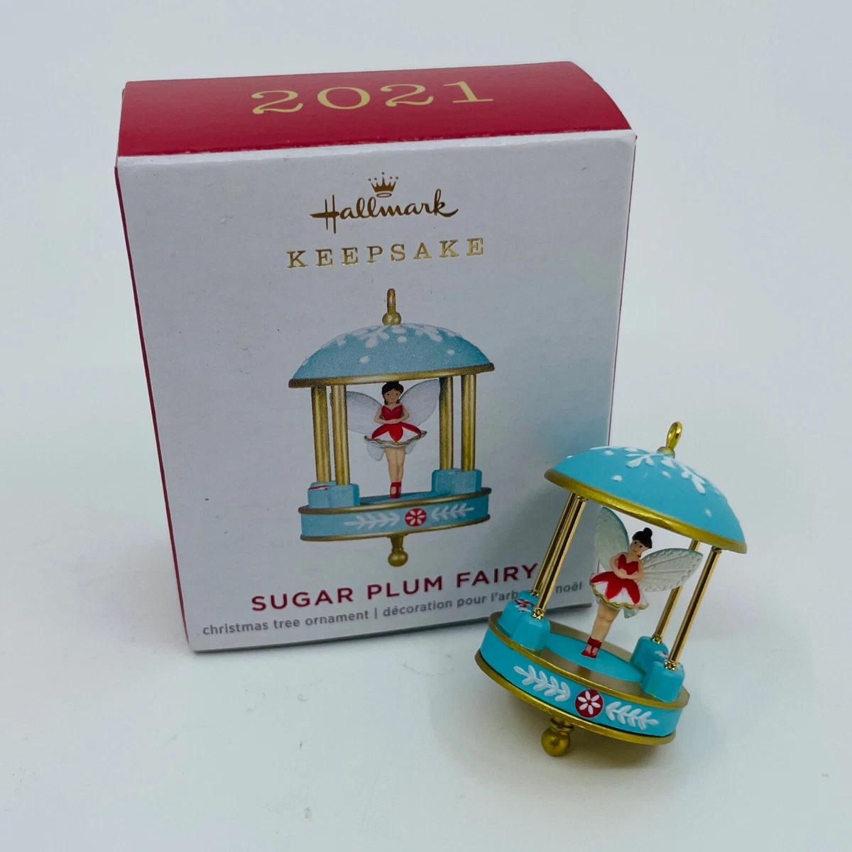 Lot De 6 Ornements Miniatures Hallmark Keepsake 2002 – Fées Sugar Plum, Neuf Boîte