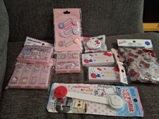 Hello Kitty Pill Case, Shower Cap, Cream Case, Accessory Case, Large Drawer...