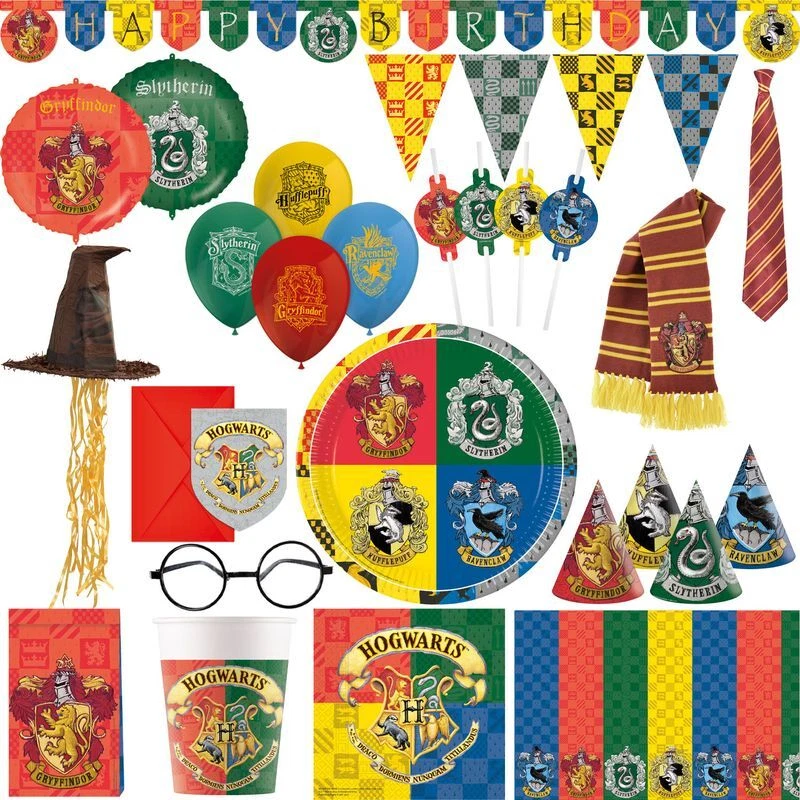 Harry Potter Décoration Anniversaire Fête Set D'Enfant Costume Multicolore - Photo 1/1