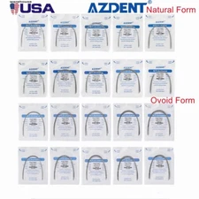 AZDENT Dental Orthodontic Super Elastic NITI Arch Wire Round Ovoid/Nature Form
