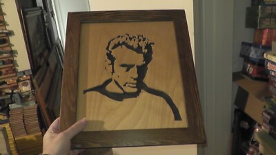 scroll saw portrait james dean art cordes