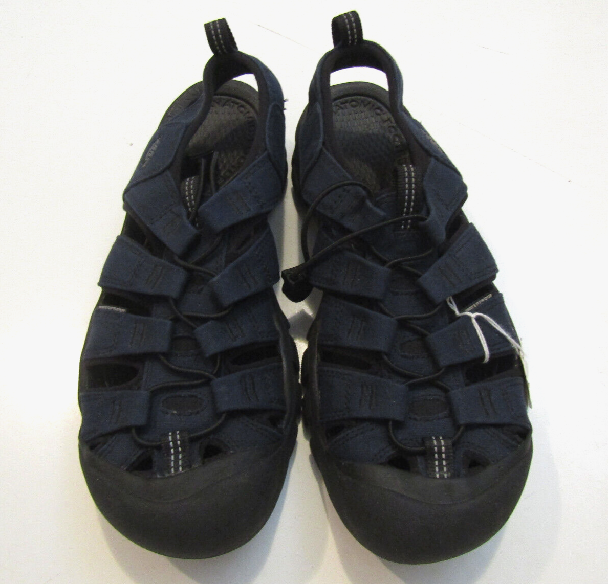 Sandali sportivi KEEN da uomo neri blu Newport tela corda CINCH taglia 7