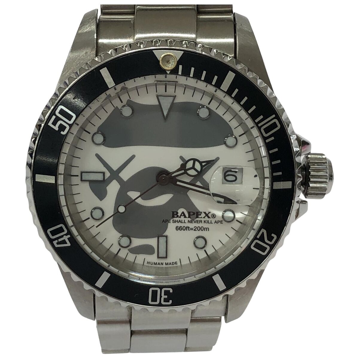 Bape Kaws Bapex Wrist Watch Silver VTG Vintage | eBay Bape Kaws Bapex Wrist Watch Silver VTG Vintage | eBay