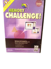 Memory Challenge CD Software, 2005 Grades K-12 , The Critical Thinking Co.