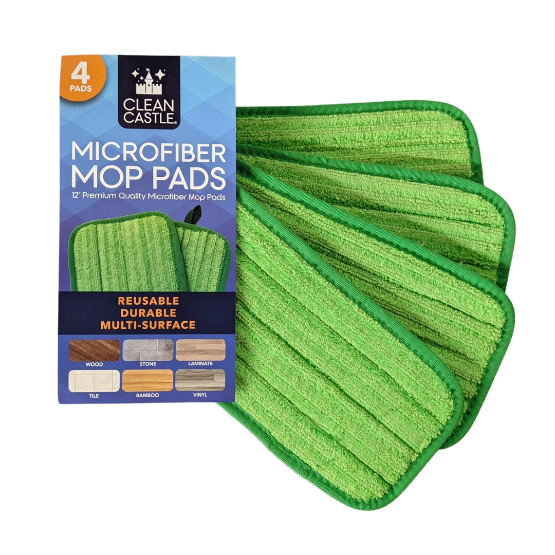 Cabezal De Fregona Plano Húmedo/Seco - Ideal Para Pisos De Madera Y Azulejos, Cabeza De Microfibra De 26x9 Cm, Reutilizable Y Fácil De Limpiar