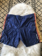 Vintage TOMMY HILFIGER Y2K Men  s Swim Trunks Size L Snap Pockets Drawstring. M2