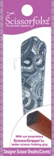 SCISSORFOBZ Designer Scissors Sheath Cover Single Small Shades of Grey Paisley