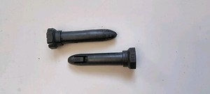 2 Stoßdämpferbolzen grau Privileg AEG 124004124/2 für Waschmaschine