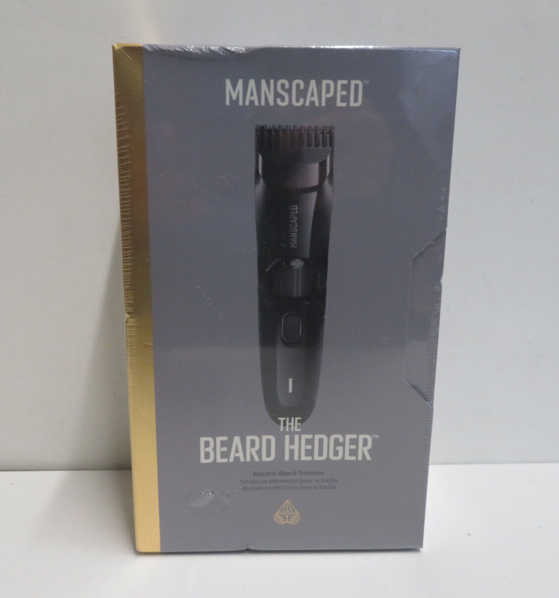 Manscaped The Beard Hedger Rechargeable Men's Beard Trimmer Black (30-00100) NEW