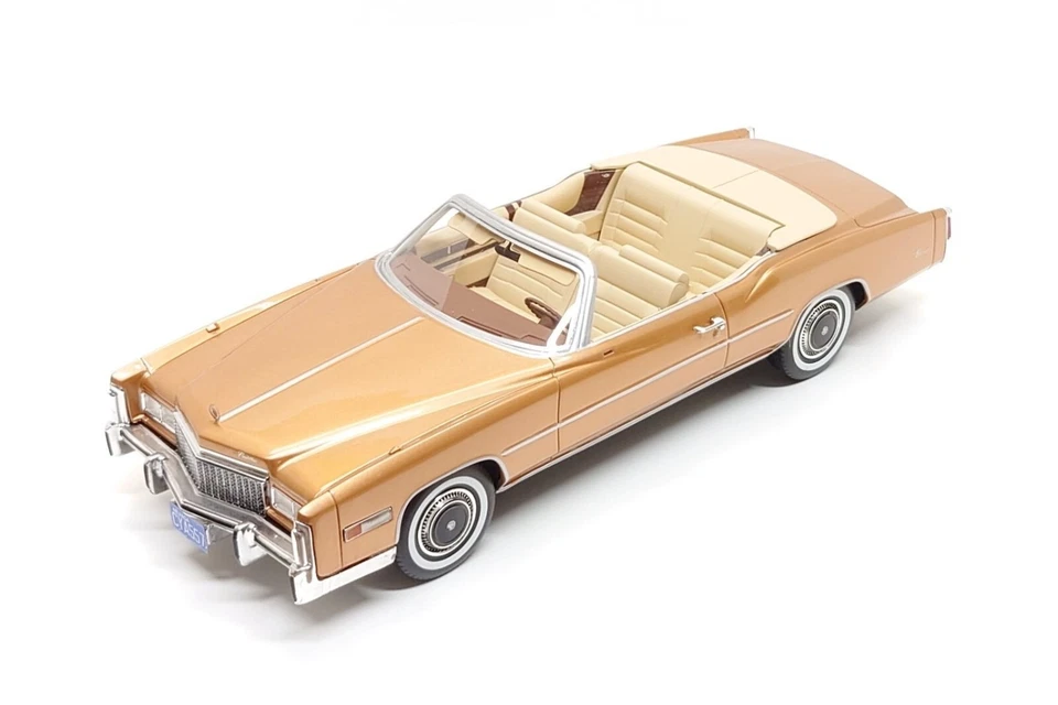 Cadillac Eldorado 1976 convertible modelos BoS 1:18 en bronce metálico (BOS419) Foto 3 de 4