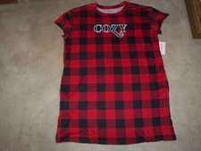 NEW, Joyspun Nightgown Sleep Shirt Sz L / XL - Red Buffalo Plaid - COZY