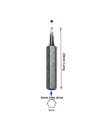 ZHIDA Torx Bits Set – T3 Bis T40, 12-teilig | Aus Legiertem Stahl, HRC62, CNC-gefräst, Mit Lasermarkierung