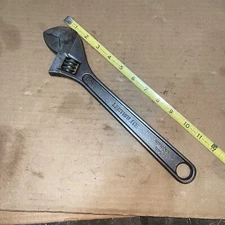 LECTROLITE USA 12 In Adjustable Crescent Wrench Vintage Defiance Ohio