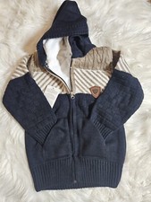 Kids and Boys Thick Pullover Knitted Sweater with Pockets/hoodie Zipper Closure