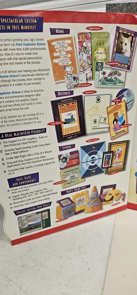 Print Explosion Deluxe Software For MAC Custom Design Cards Signs Banners. H4 - Image 2 of 4