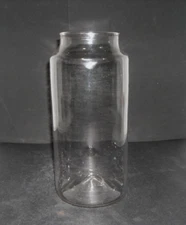 10 1/4" H, 4 3/4" D - Tall Narrow Blown Glass Apothecary Pantry Jar, 1860 - 85