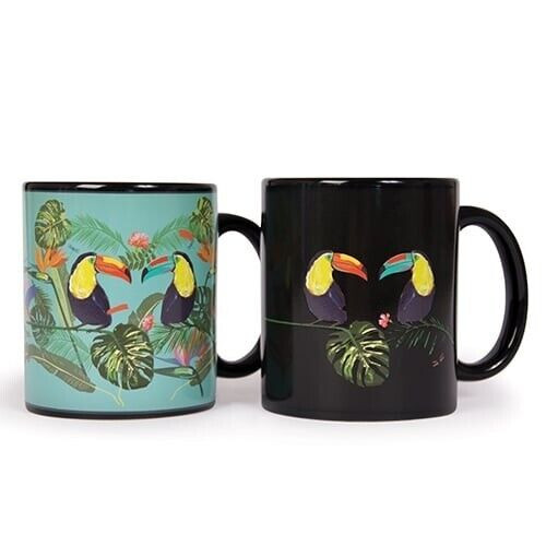 Tropical Paradise Heat Sensitive, Colour Changing Mug Fizz Creations New Boxed