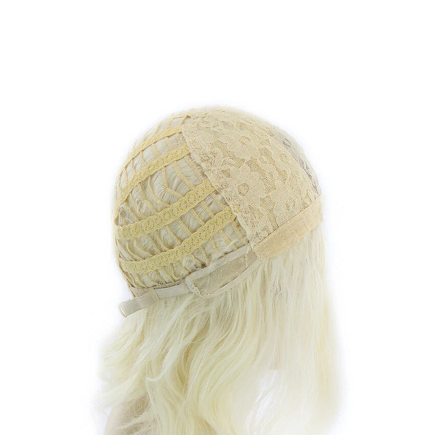 Peluca Cosplay Sintética Natural Ondulada Masculina Plateada Hombres Pelucas Cortas Cabello Juegos con disfraces con Gorra Foto 4 de 4