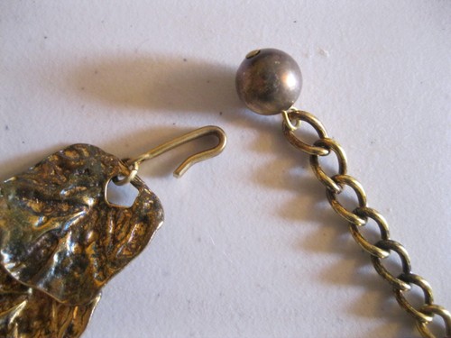 Vintage KJL Kenneth Jay Lane Gold-Tone Gingko Leaf Necklace - Picture 10 of 17