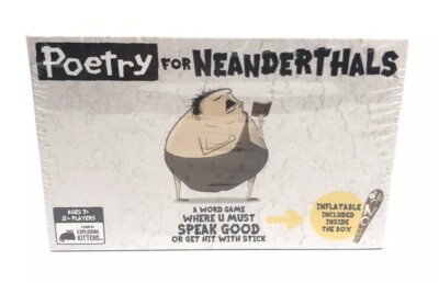 NEW Poetry For Neanderthals Word Game by Exploding Kittens