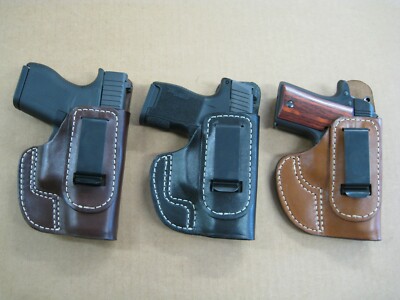 USA Premium In The Waistband IWB Leather Concealment Holster CCW: Choose Gun - 4