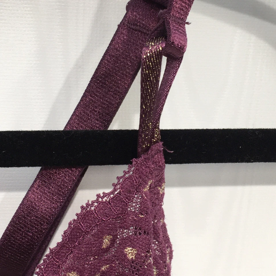 Sujetador Victoria's Secret 38DDD con aros copa transparente marfil encaje sin forro Demi Foto 4 de 4