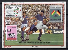37201) Bolivia 1990 Mnh** Wc Soccer Italia'90 Michel 178 S/S - Final 1982