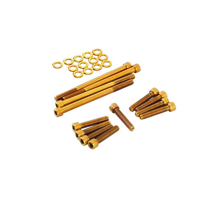 13PCS 1/4''-1.25''+3.5'' Primary Cover Screws Kit for Harley 18+ Softail Street Bob