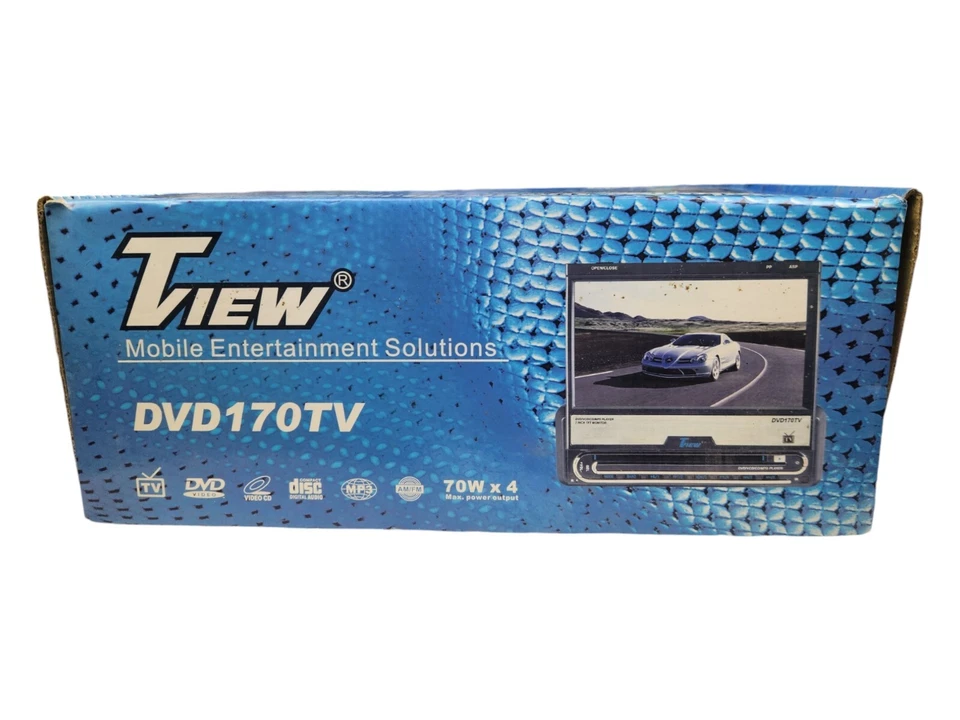 tview 7 tft monitor DVD170TV Mobile Entertainment Solution NOS - Image 4 of 4