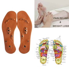 Foot Magnetic Massage Shoe Insoles Acupressure Therapy Reflexology Pain Relief