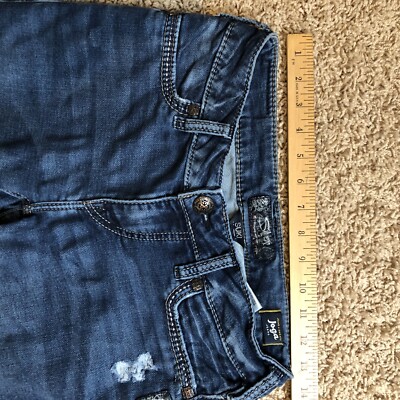 Silver Jeans Junior's Suki Mid Rise Skinny Joga Jean - Distressed Denim, Power Stretch, 29 Inch Inseam, Curvy Fit - View #8
