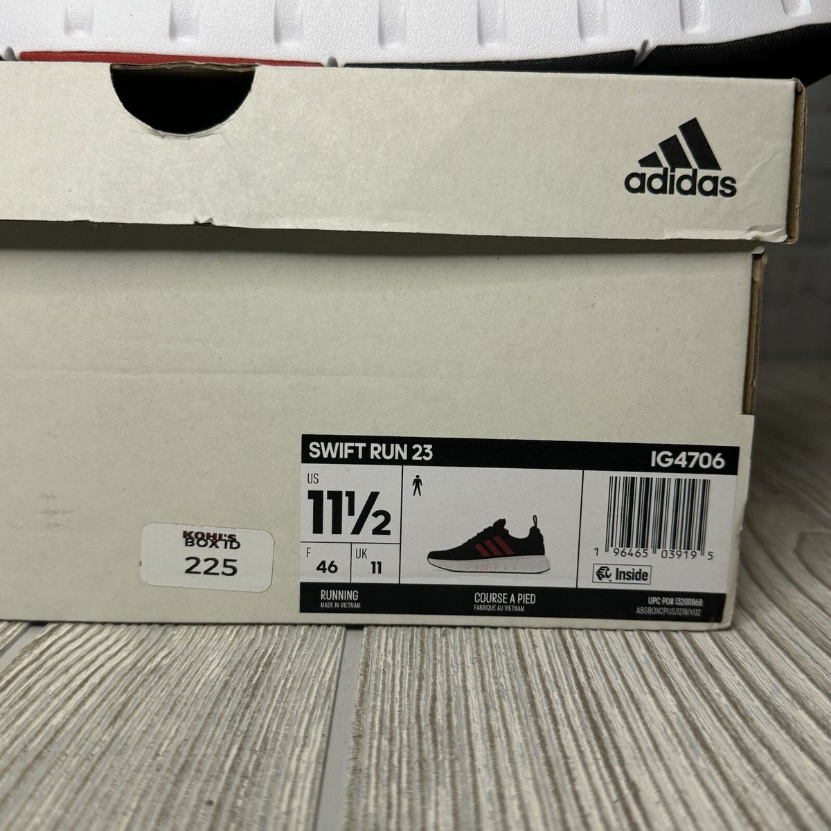 Adidas Swift Run 23 Running Shoes Men 11.5 Black IG4706 Bounce Course A Pied New Amazon.com | adidas Swift Run Shoes | Road Running main image 4