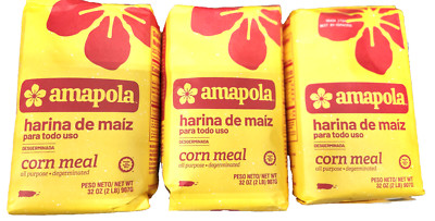 3 Harina de Maiz Corn Meal Amapola Baking Puerto Rico Spanish Recipe CookingFood