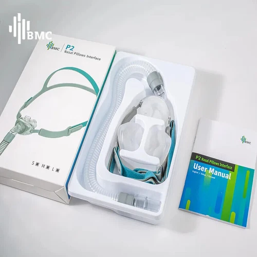 Genuine BMC CPAP Nasal Mask with Adjustable Headgear for Sleep Apnea Size S M L - Picture 10 of 21