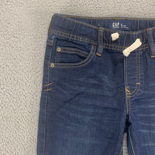Gap Jeans Boys Medium Regular Blue Straight Leg Dark Wash Denim Stretch 24x24 - Picture 5 of 14