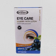 Mothernest eye care Bilberry 10,000 + Lutein 872mg 60 Capsules