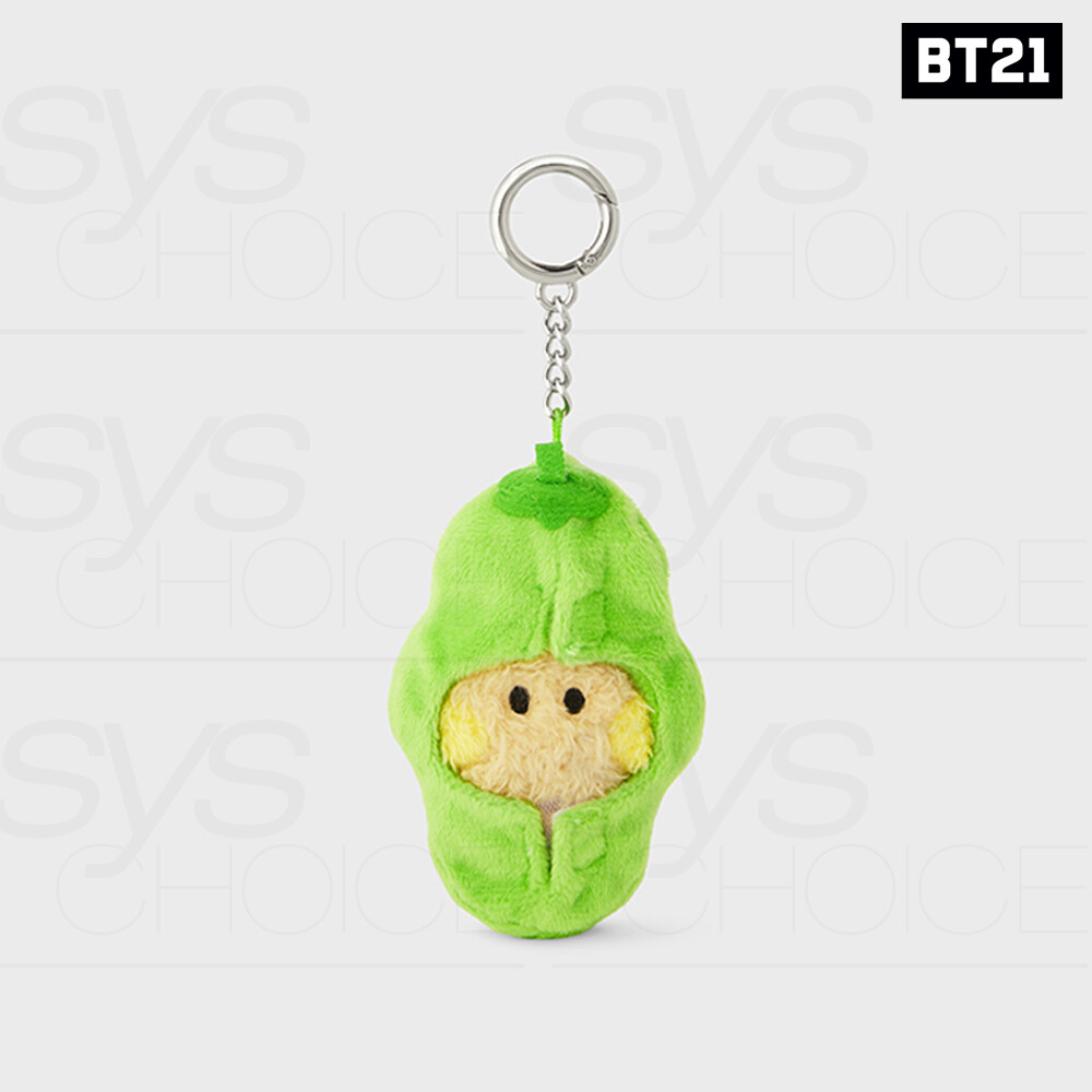 BTS BT21 Official Goods mini minini VEGGIE Plush Doll Keyring +