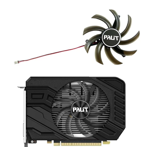 For PALIT GTX1650S StormX OC Graphics Card TH1012S2H-PAA01 Cooling Fan w/ Cable