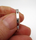 10K White gold 12 Diamond Anniversary Band Ring Size 7 [R237] — photo 7