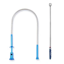 Magnetic Pickup Tool Set Extendable Magnet Stick Up To 31" With 25lb 24.4" Flexi