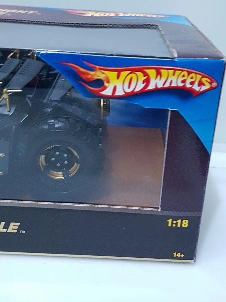 Hot Wheels Batmobile The Dark Knight Batmobile Tumbler 1/18 Diecast Black Gold  - Image 3 of 4