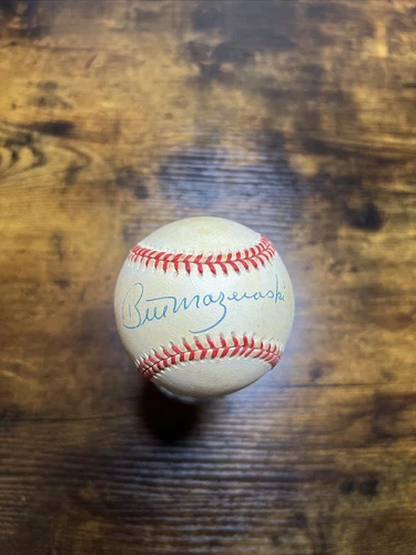 BILL MAZEROSKI Pittsburgh Pirates Signed Official Rawlings Baseball COA HOF