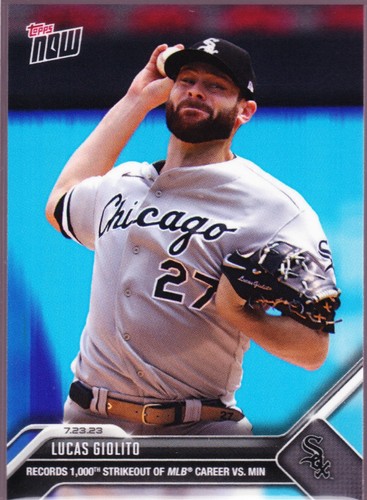 2023 Topps Now 608 Lucas Giolito