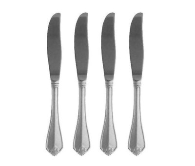 Oneida King James Set of 4 Dessert Knives 18/10 Stainless 7 7/8''